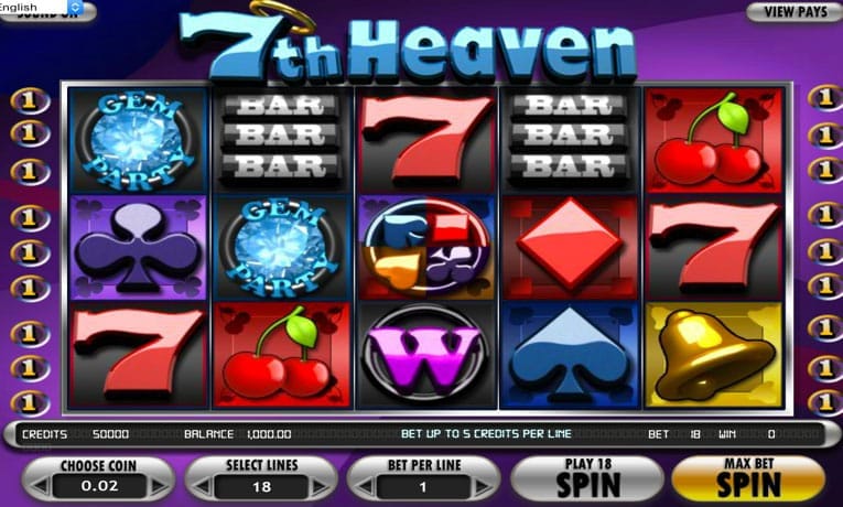 BetSoft 7th Heaven Screenshot